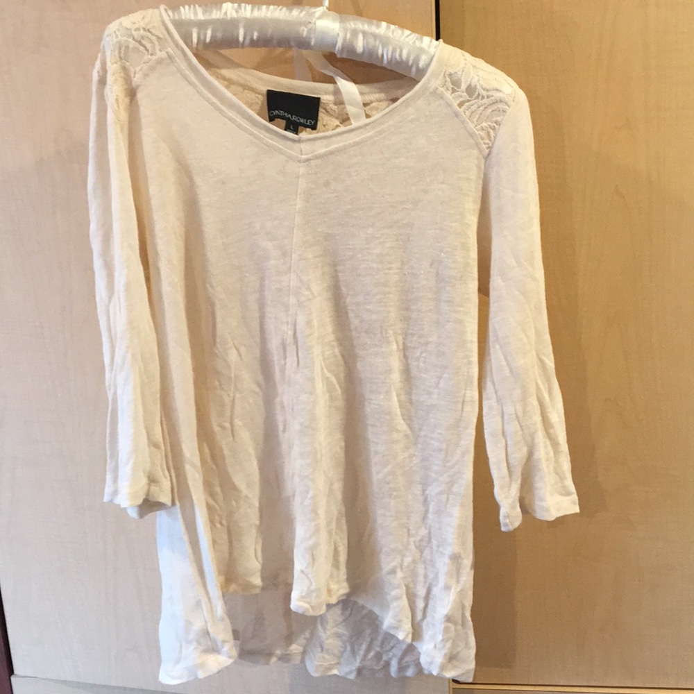Cream sweater